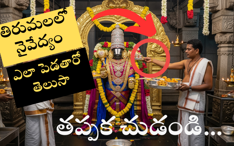 How to offer offerings in Tirumala